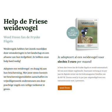 Freon fan de Fryske Fûgels